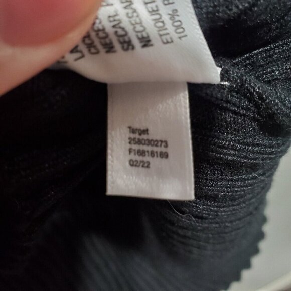 Future Collective Plus Size Black Long-Sleeved Ribbed Top Back Cut-outs Sz 4X - Picture 10 of 16